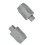 2X Hose Connector Grey for  PUZZI 8/1 10/1 30/4 Replacement Connector 4.446-023.0 3