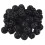 50 Pcs 18mm Diameter Black Bio Balls for Aquarium Pond Filter 1