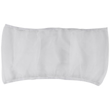 Bird Cage Cover Seed Catcher Bird Cage Mesh Net Cover Skirt Guard (White-M)