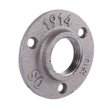 1 Inches Malleable Cast Iron Pipe Flange, Industrial Pipe Flanges for Threaded Black Pipes and Fittings 10 Pcs