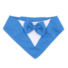 Hunde-Smoking, Formelles Hunde-Hochzeitshalsband mit Fliege, Hunde-GeburtstagskostüM, Haustier-Party, Hunde-Valentinstag-Outfit, Cosplay, S Blau