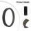 2X Wheel Speed Sensor Tone Ring 47950-1HA0A Black Replacement Installation for  for Versa 2012-2019 5