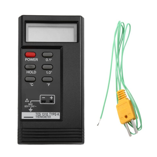 Termômetro Digital Portátil Tipo K com Termopar TES-1310