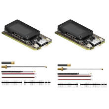 Meshtastic 0.96inch OLED Solar Powered LoRa 32 V4 Dev-Board GPS ESP32 SX1262 WiFi BLE Low Power for LoRaWAN IoT 2 Set
