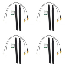 4X Dual Band Wireless per 9560 AC 9560NGW 1.73Gbps Wifi 802.11Ac 5.0 Wlan Card con Antenne MHF4 UFL Windows 10
