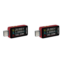 2X WITRN CC1 USB Voltage & Current Meter Tester PD3.1 Digital Display Type-C 28V Power Meter
