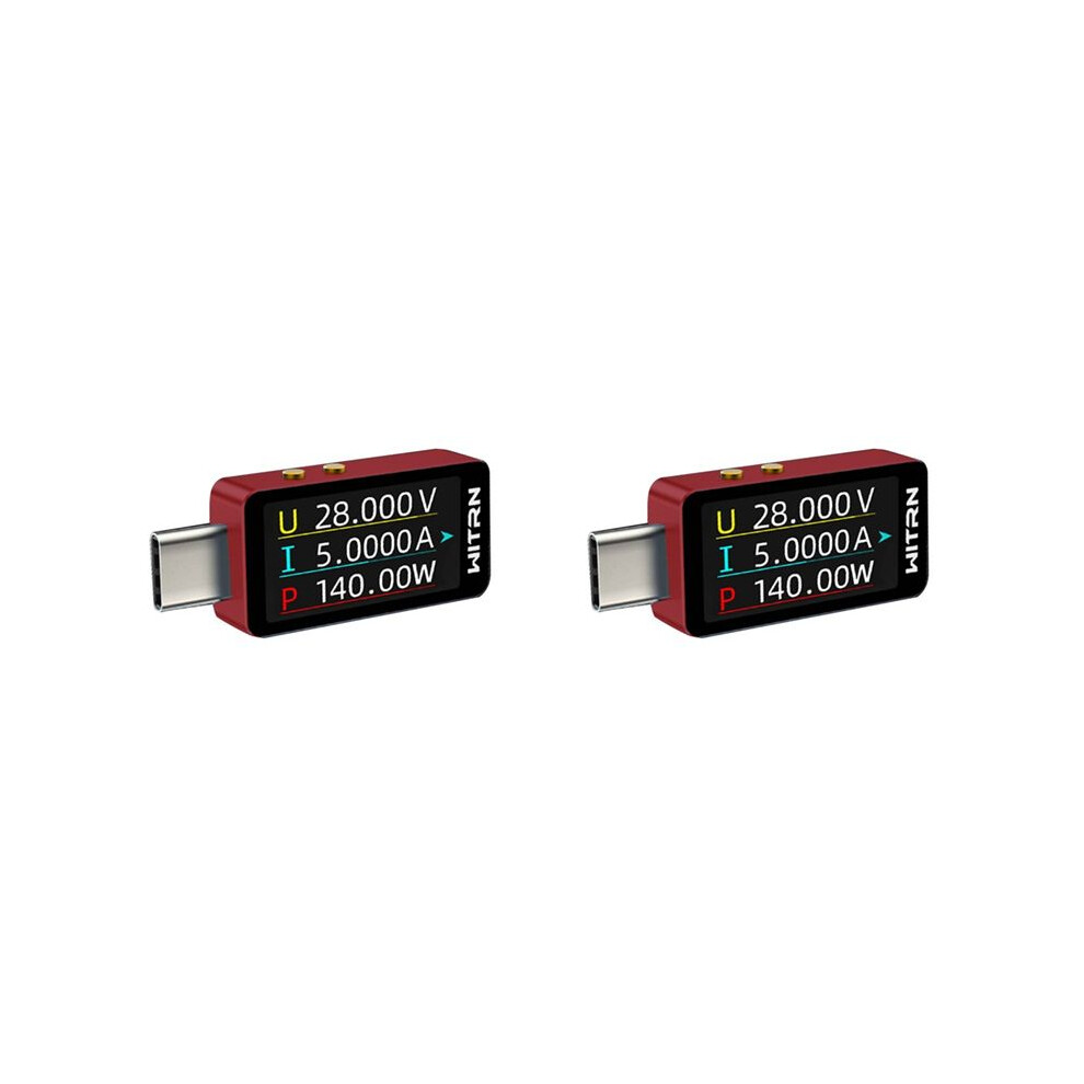 2X Witrn Cc1 Usb Voltage & Current Meter Tester Pd3.1 Digital Display Type-C 28V Power Meter 4711202776155