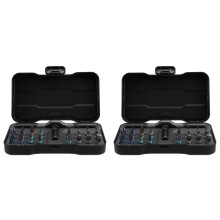 2X Duka RS1 24-In-1 Set di Cacciaviti A Cricchetto Magnetici, Punte di Precisione, Impugnatura Antiscivolo, Kit di Strumenti di Riparazione per