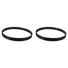 2X Percussion Drum Hoop Instrument Parts 16inch Metal Hoop Protector