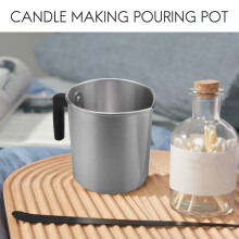 1.2L Candle Melting Pot Wax Melting Cup Wax Melting Pot Candle Making Pouring Pot for Home DIY Candle Store