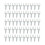 150PCS Seamless Nails Double-Headed Screw Solid Wood Baseboard Seamless Nails Foot  Special Nails 2