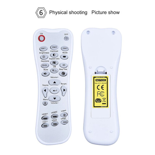 2X Remote Control for  Projector HD26 GT1080 HSF836 HDF537ST 2