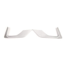 Front Bumper Lower Mesh Trim Fog Lamp Frame Spoiler for Focus ST Sport MK4 2018-2021 2369984 2369991 Silver