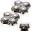 4Pack Professional Replacement  for Skulls Pitbulls Shaver Gold PRO, Silver PRO, Diamond PRO Series 7