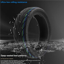 2pcs 10 Inch Electric Scooter Wheel Rubber Tyre Tubeless CST 10.5x2.5 Vacuum Tyre for P65 P100 Kickscooter