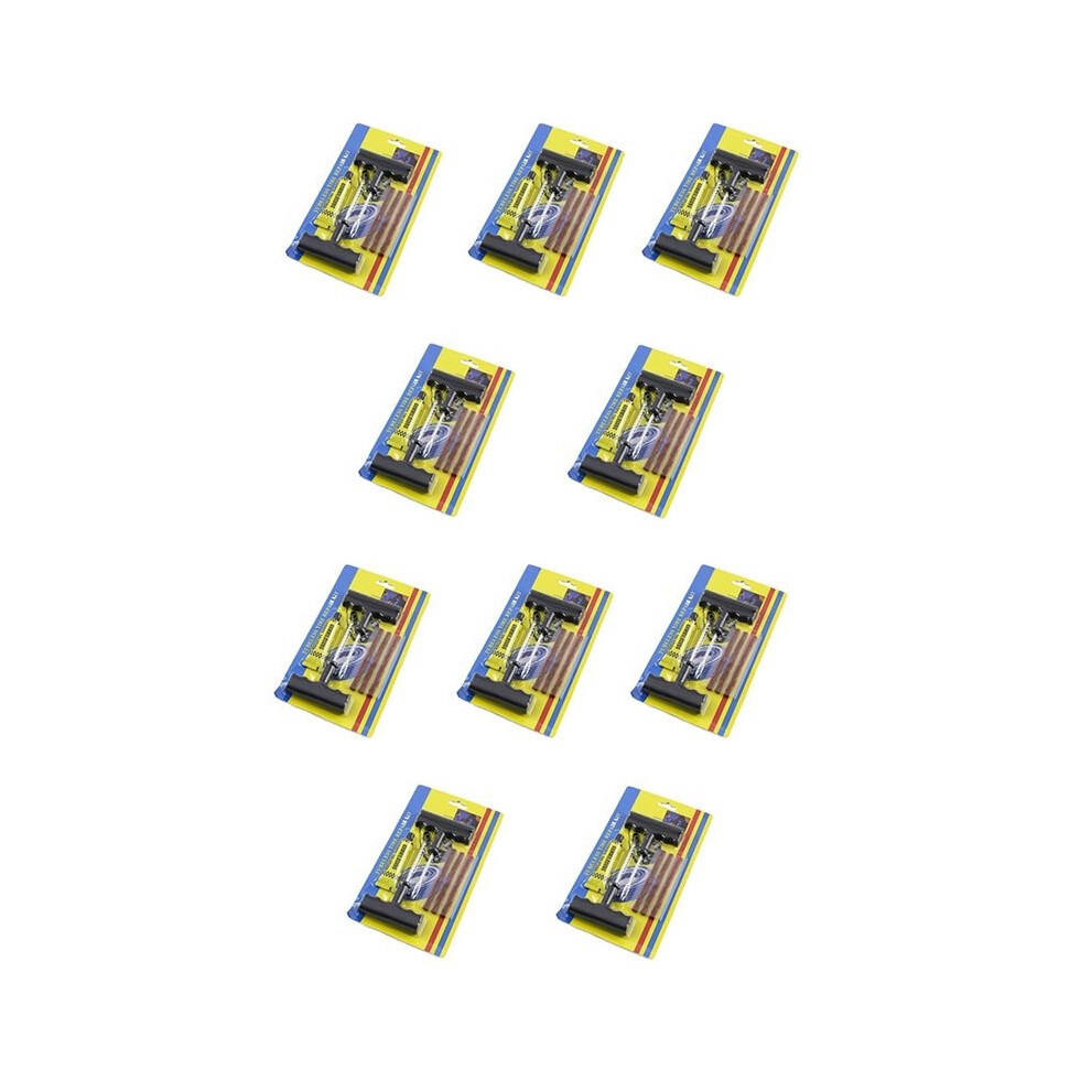 10Pcs Tyre Tire Puncture Repair Kit Emergency Bike Car Motorcycle Van Tubeless Strips Car Tire Repair Kit 6032420228706