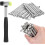 21PCS Leather Stamping Tools,Leather Stamping Kit with Rubber Hammer, 20 Different Special Shape Stamp Set Carving Tools 1