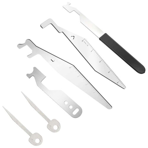 6PCS Firefighter Tools Kit Multipurpose Leverage Tool FirstAid EMS Firefighter Tools Multitools Pry Spring Steel