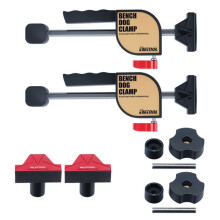 RUITOOL Pince de Serrage pour Établi à Action Rapide, Fixation Rapide et Réglable pour Établi de Raboteuse Manuelle