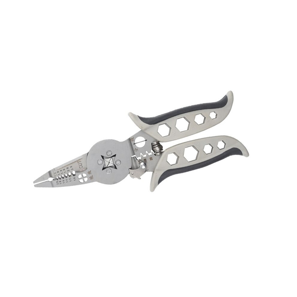 Multi-Functional Crimping Pliers For Wire Stripping, Separation, And Terminal Crimping 4712639131920