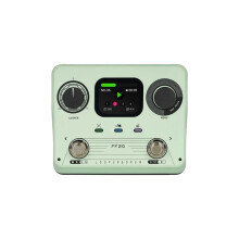 FF20 Stereo Dual Footswitch Looper Drum Machine Pedal for Electric Guitar 100 Storage Slots 300 Minute Loop Recording B