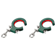 2X Pont de Chemin de Câbles Poulie Filetage Plafond de Garage Câblage Intégré Pose de Câbles Guide-Fil Fixation Outil Auxiliaire B