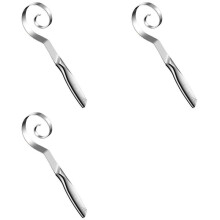 3X Danish Dough Whisk - Stainless Steel Seamless Wisking Tool for Sourdough Bread Baking, Pizza, Pastry, Cake Batter