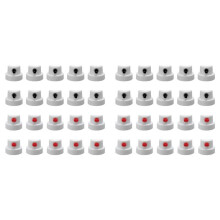 Sprühfarbenkappen für Weibliche Dosen, Flachstrahlkappen, Sprühdosendüsen, Kalligraphie-Sprühfarbendüsen, Sprühfarbenspitzen, 40 Stück