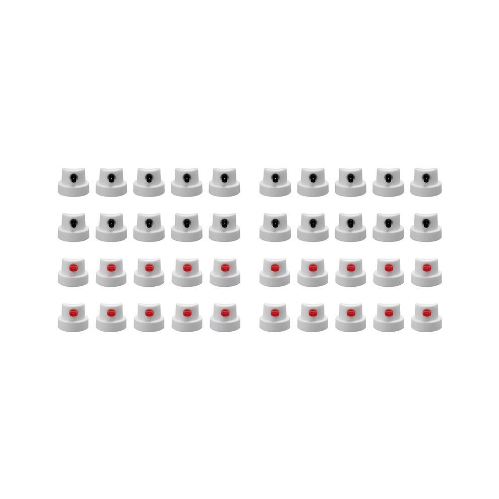 Spray-Paint Caps Fit Female Cans,Flat Jet Caps Spray-Can Nozzle-Calligraphy Spray-Paint Nozzles Spray-Paint Tips-40Pcs 4712898686711