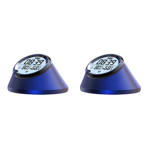 2X Tuya Zigbee  Temperature Humidity Sensor Relógio Termômetro Interno com Display LCD para  Home  Life-A