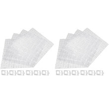 8 Aquarium Lid Hood Fish Tank Top Cover Terrarium Lid Plastic Grid Panel Egg Crate Grate 6 Aquarium Cover Board Clip