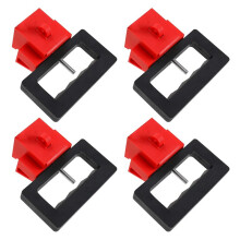 Circuit Breaker Lockout Device, 4 Pack 630 Volt Clamp- Single Pole Breaker Lock Out Device, Extra Large