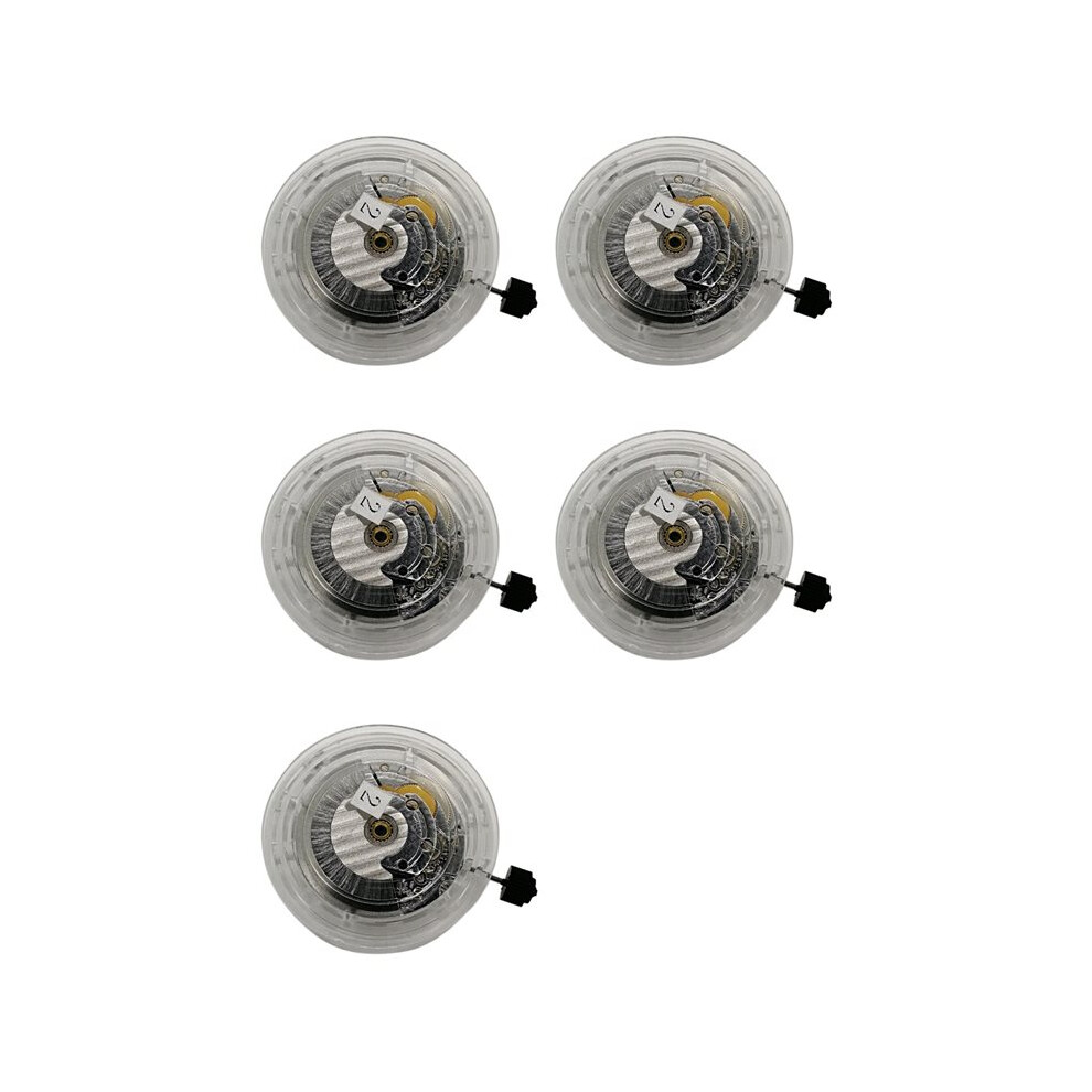 5X Eta 2824 Movement Replacement Mechanical Automatic Movement Date Display Watch Repair Tool Silver 6032651076015