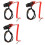 3X Emergency Stop  Tether Lanyard Emergency Kill Stop Engine  Push Button for ATV Motorcycle Boat 1