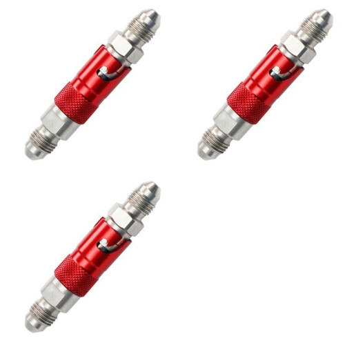 3X An3 Motorcycle Brake  Hose Fluid Quick Release Connect Fitting Adapter Kit