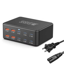 Chargeur USB C GaN 330 W 100 W PD3.0 PPS QC3.0 Station de Charge Rapide Multiport pour 16 pour pour Prise Américaine