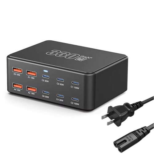 330W USB C GaN Charger 100W PD3.0 PPS QC3.0 Multiport Fast Charging Station for  16 for   US PLUG