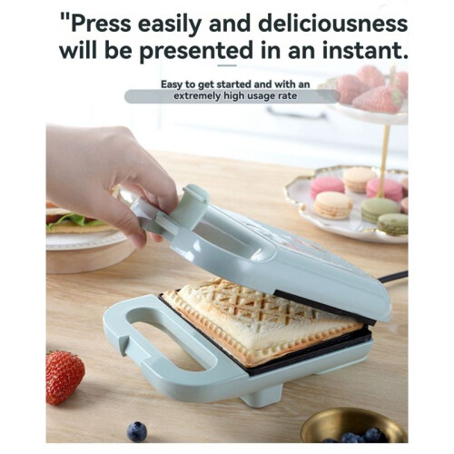 Multifunction Sandwich Maker Fast Heating Toaster Breakfast Making Machine Kitchen Electric Baking Pan Roast Meat EU 2