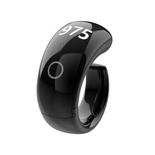 Anéis de Contagem Digital Multifuncionais Controle de Aplicativo Tasbih Faith Zikr Rings para Práticas Espirituais e Oração Diária Preto