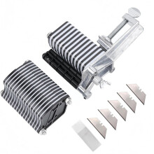 PU Leather Strap Table Top Lace Cutter, Manual PU Leather Strap Cutter Working Tools,for Fringe Braiding Strip Belt Lace