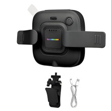 3-Color Dimmable Pocket Clip- Fill Light,Universal for Smartphone,Perfect for Photography/Photo/Beauty/Live Black