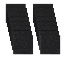16-Pack Trash Can Odor Absorbing Filter Refills for EKO Trash Can, Activated Charcoal Deodorizer Filters