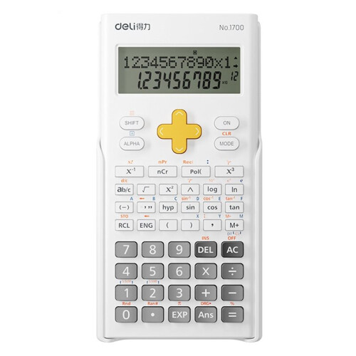 Deli 240 Functions Scientific Calculators Multifunction Function Engineering Calculators 2- 12digit Math Calculators