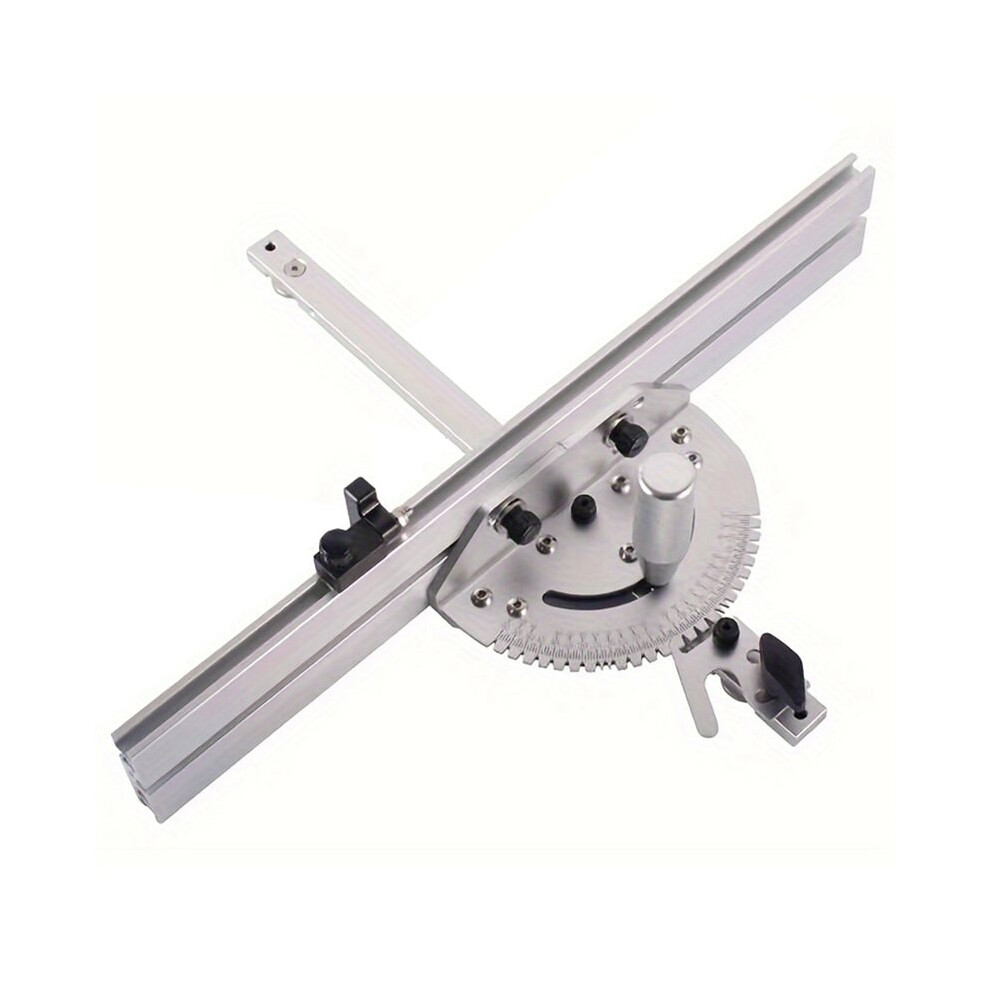 Push Handle Adjustable Angle Disc Slide Woodworking Aluminum Push Ruler Bandsaw Inverted Trim Diy Auxiliary Tool 410Mm 6133495335983