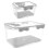 2Pcs Bread Box L/S Rectangular Bread Storage Boxes with  Recording Clear Loaf Bread Container Airtight Bread Keeper 1