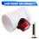 3X Plastic Motorized Damper PVC Check Valve Air Duct Volume Controller for Ventilation Pipe 220VAC 110mm 7