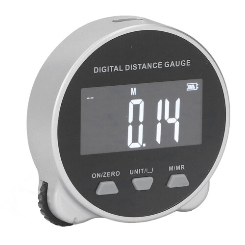 2X Digital Tape Measure, 656 Ft High Accuracy Electronic Rolling Ruler with LCD Display, Electronic Ruler Measuring Tool 1