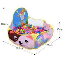 2X Baby Pool Baby Tent Portable Baby Ocean Pool and Basketball Hoop Animal Theme