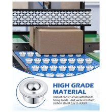 5/8inch Roller Transfer Bearing, 80PCS CY-15H Carbon Steel -Bearing Rollers, Transfer Bearing Casters