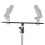 2X per Alctron MAS020 Supporto per Doppio Microfono Supporto per Doppio Microfono per Registrazione Stereo 7